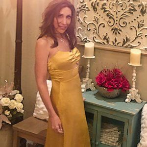 Gold Yellow Evening Gown